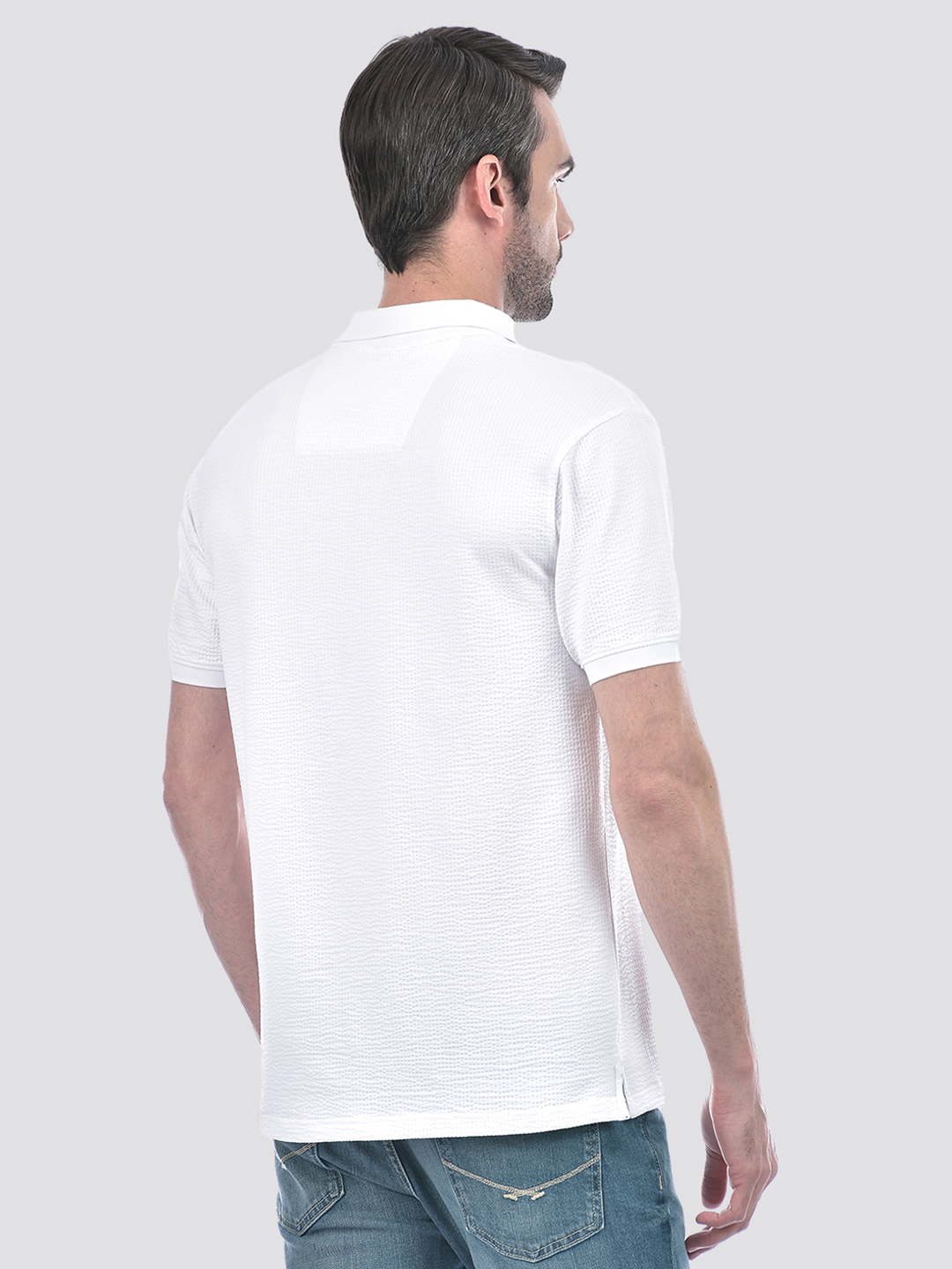 Numero Uno Men Solid White T-Shirt